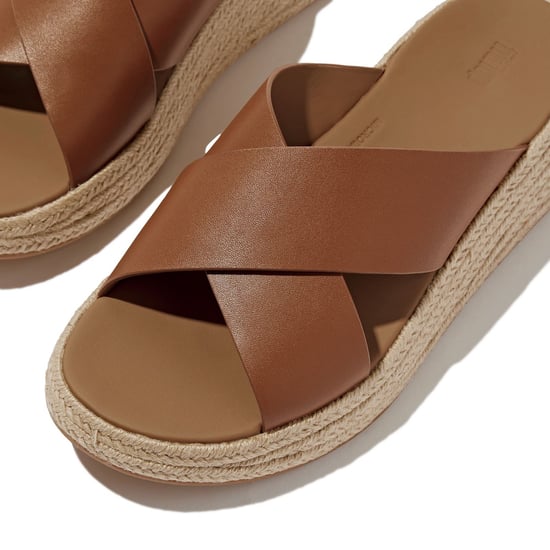 Fitflop F-Mode Cross Leren Heren Klompen Donkerbruin - Image 5