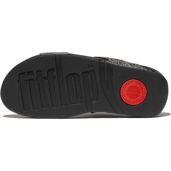 Fitflop Lulu 2 Bar Glitter Polyurethane Women's Black/Multi Sandals - Image 2