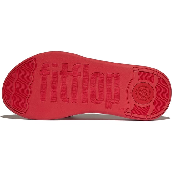 Fitflop F-Mode Go Polyester Women's Red Sandals - Image 2