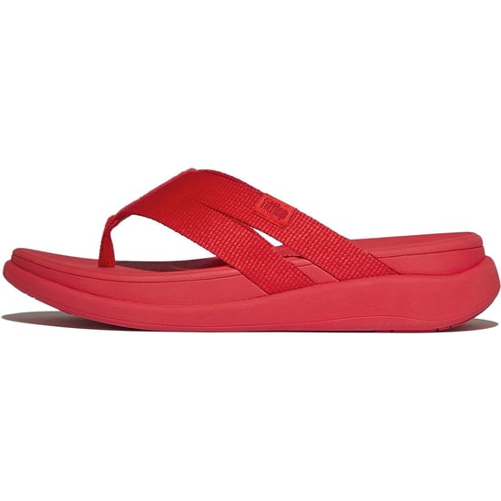 Fitflop F-Mode Go Polyester Women's Red Sandals - Image 4