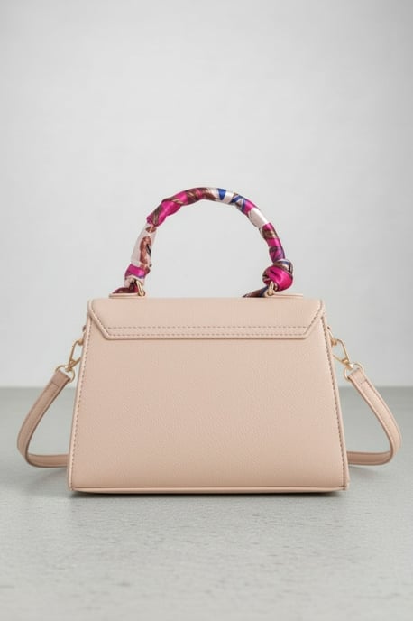 Small Crossbody Bag with Scarf Handle - Image 4
