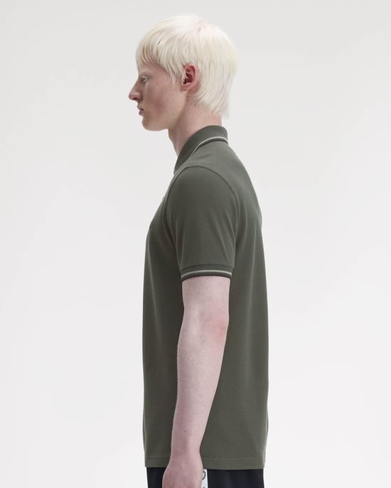 Polo Shirt in Dark Green - Image 5