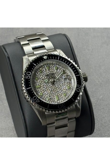 Invicta Pro Diver 50286 Heren Horloge - Quartz Uurwerk - Roestvrij Staal met zilveren Wijzerplaat - 40mm - Image 4