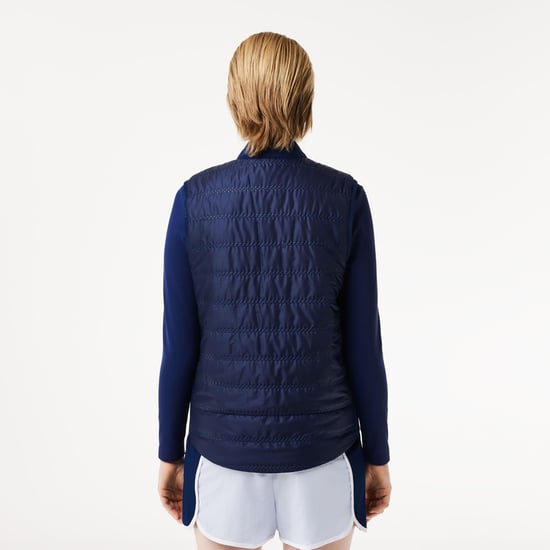 Women's Lacoste Golf Gilet in Navy - Image 2