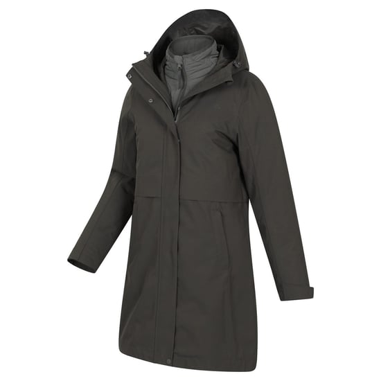 Mountain Warehouse Dames/Dames Luna 3 in 1 Lang Waterdicht Jasje (Groen) - Image 3