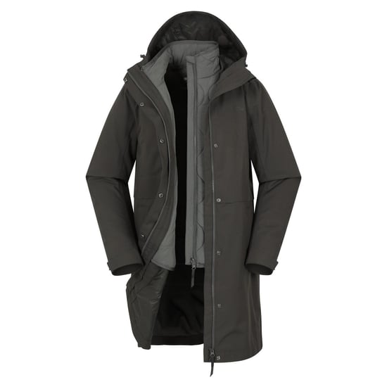 Mountain Warehouse Dames/Dames Luna 3 in 1 Lang Waterdicht Jasje (Groen) - Image 5