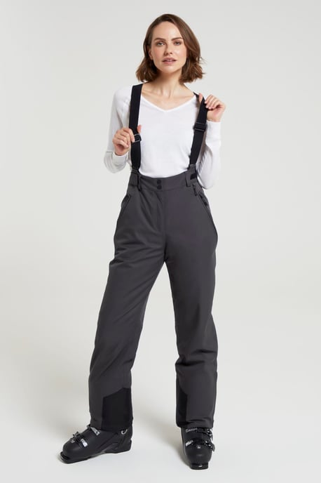 'Chalet' Women's Extreme Waterproof Ski Pant Breathable Winter Snowboard Trouser Grey - Image 4