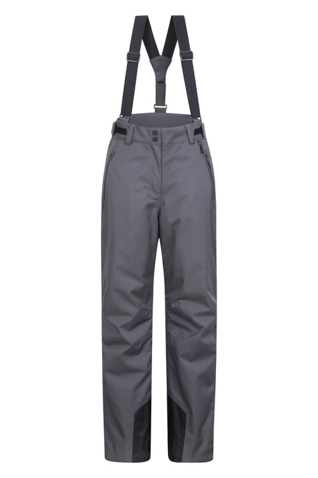 'Chalet' Women's Extreme Waterproof Ski Pant Breathable Winter Snowboard Trouser Grey - Image 5