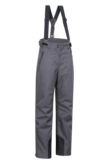 'Chalet' Women's Extreme Waterproof Ski Pant Breathable Winter Snowboard Trouser Grey - Image 6