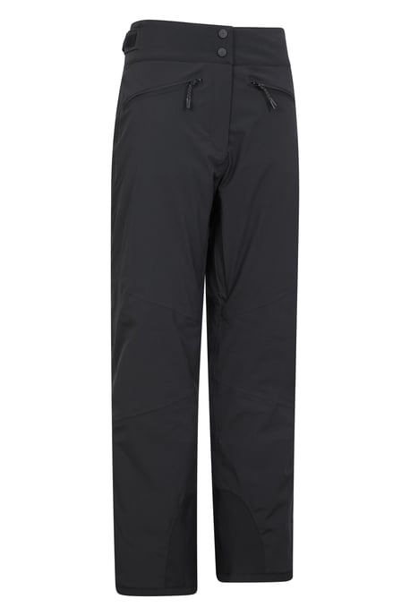 'Isola' Women's Extreme Ski Pants Multi Pocket Short Winter Snowboard Trouser Black - Image 2