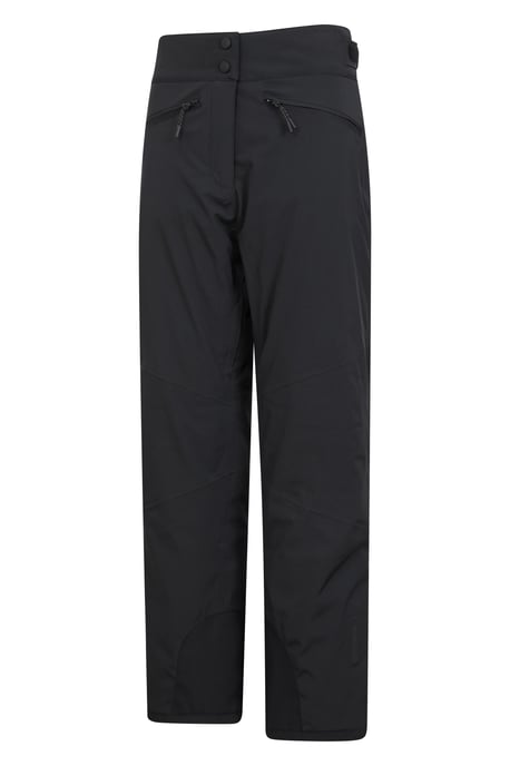 'Isola' Women's Extreme Ski Pants Multi Pocket Short Winter Snowboard Trouser Black - Image 4