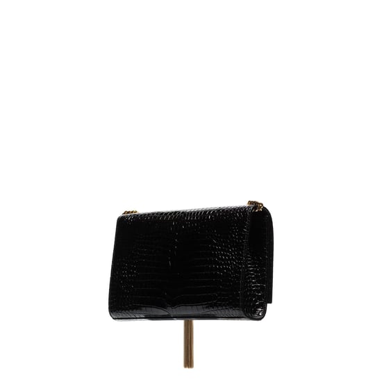 Saint Laurent Kate Medium Tas met Kwastjes en Krokodillenprint - Image 2
