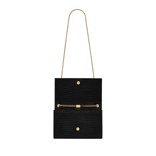 Saint Laurent Kate Medium Tas met Kwastjes en Krokodillenprint - Image 4