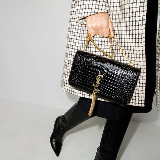Saint Laurent Kate Medium Tas met Kwastjes en Krokodillenprint - Image 5