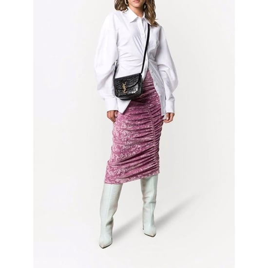 Saint Laurent Kaia Croco Axelväska - Image 6