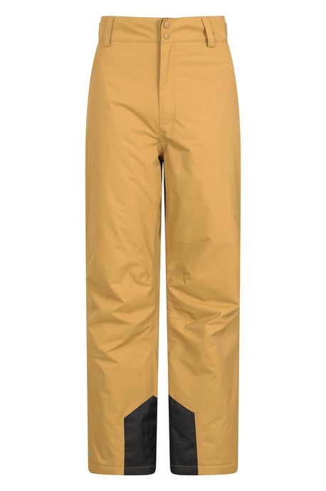 'Gravity' Men's Ski Pants Breathable Waterproof Padded Insulated Winter Trouser Tan - Image 2