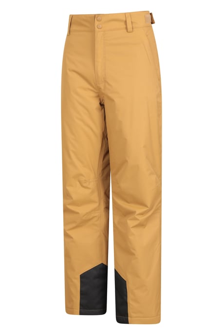 'Gravity' Men's Ski Pants Breathable Waterproof Padded Insulated Winter Trouser Tan - Image 5