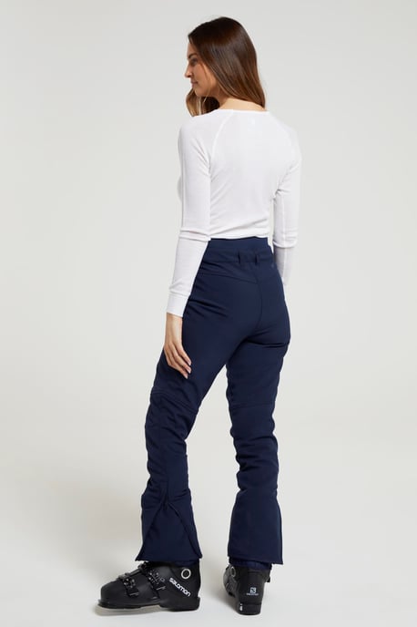 'Avalanche' Women's Ski Pants High Waist Warm Insulated Snow Proof Winter Trouser Navy - Image 3