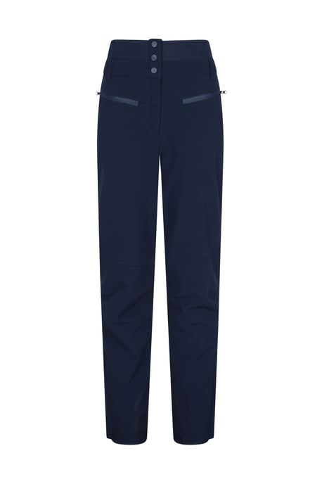 'Avalanche' Women's Ski Pants High Waist Warm Insulated Snow Proof Winter Trouser Navy - Image 5