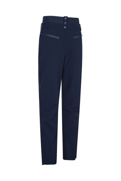 'Avalanche' Women's Ski Pants High Waist Warm Insulated Snow Proof Winter Trouser Navy - Image 6