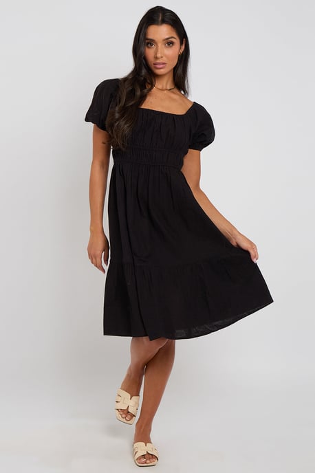 Black Milk-Maid Smock Dress - Image 1