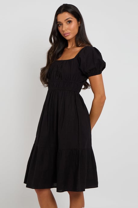 Black Milk-Maid Smock Dress - Image 3