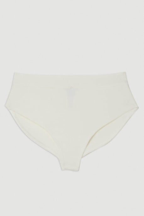High Waisted Bandage Bikini Bottoms - Image 4