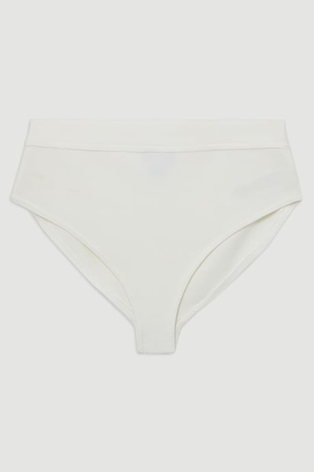 High Waisted Bandage Bikini Bottoms - Image 4