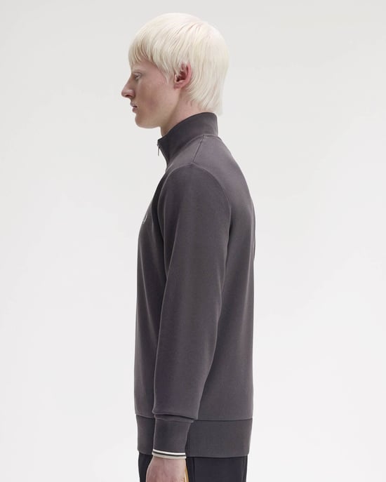 87A Half Zip Sweatshirt in Grey - Image 2