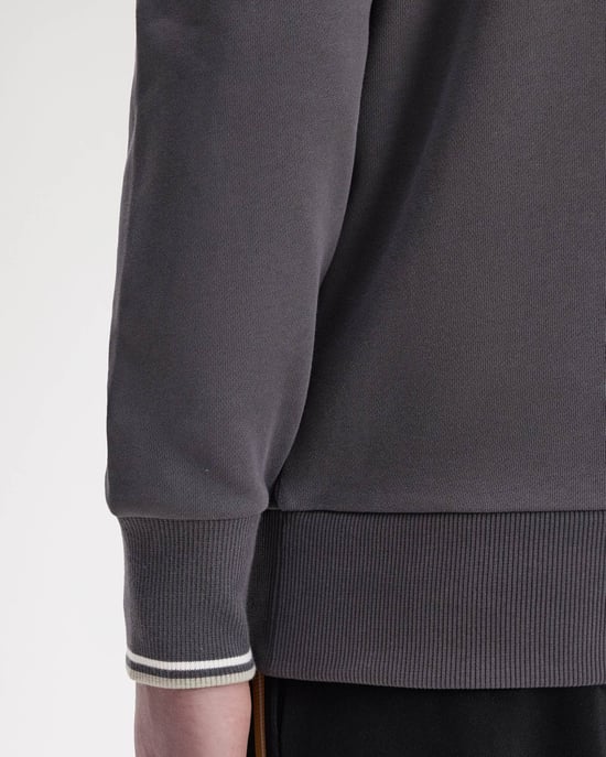 87A Half Zip Sweatshirt in Grey - Image 5