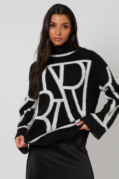 Abstract Slogan Jumper - Image 3