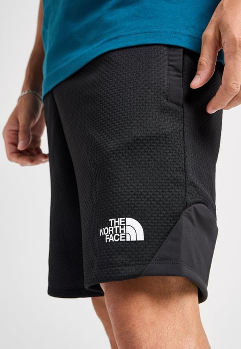 The North Face Mens Mountain Athletics Shorts in Black - Image 3
