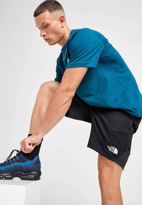 The North Face Mens Mountain Athletics Shorts in Black - Image 4