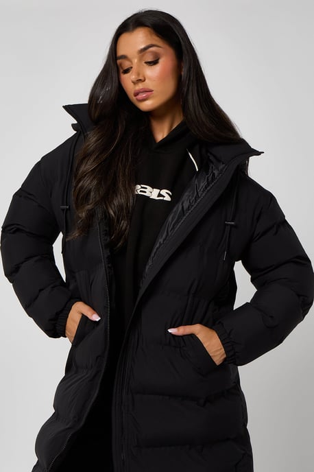 Heatseal Seamless Maxi Puffer Coat - Image 4