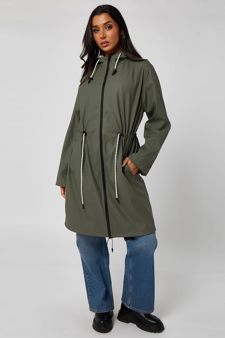 Fishtail Rubberised Raincoat - Image 3