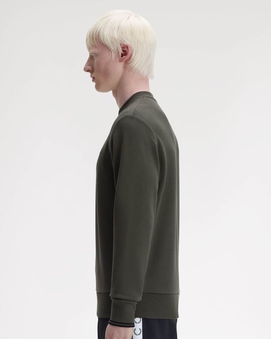 Sweatshirt in Dark Green - Image 4