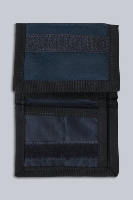 Trifold Wallet Lightweight Durable Compact Foldable Secure Money Card Holder Navy - Image 3