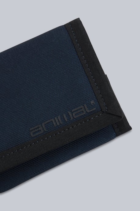 Trifold Wallet Lightweight Durable Compact Foldable Secure Money Card Holder Navy - Image 5