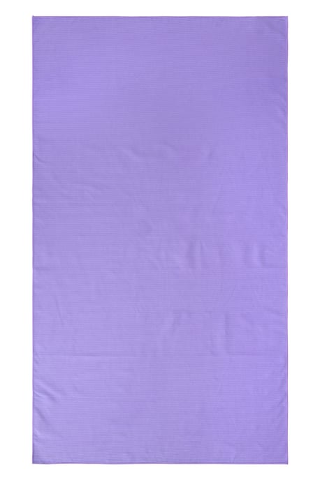 Giant Ribbed Microfibre Travel Towel Highly Absorbent Soft Compact Lightweight Purple - Image 1