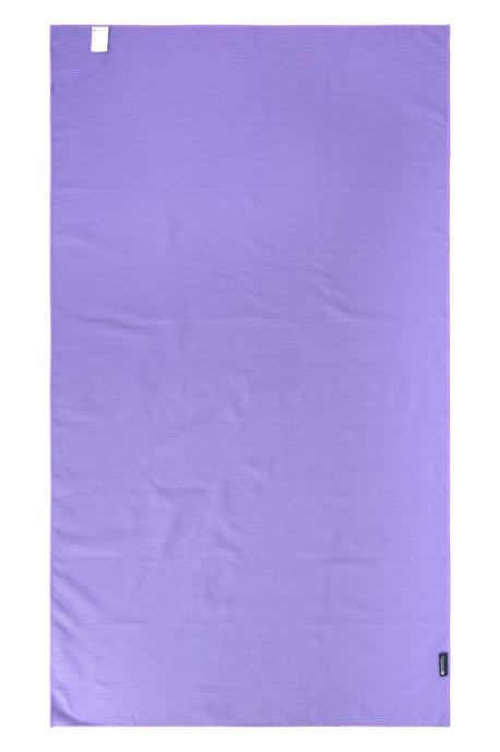 Giant Ribbed Microfibre Travel Towel Highly Absorbent Soft Compact Lightweight Purple - Image 2