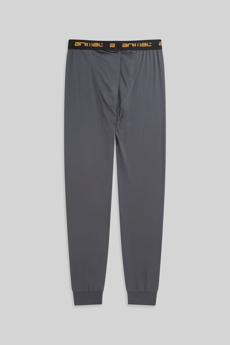 'Piste' Men's Base Layer Leggings Stretchy Breathable Warm Cosy Bottoms Charcoal - Image 6