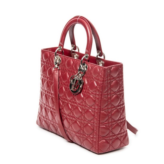 Large Lady Dior Zip Shoulder Bag - Image 2