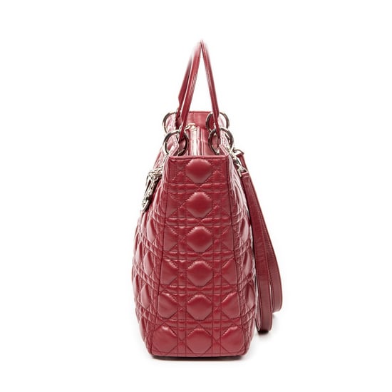 Large Lady Dior Zip Shoulder Bag - Image 3