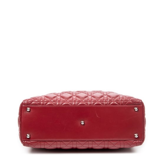 Large Lady Dior Zip Shoulder Bag - Image 6