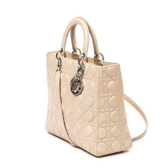 Large Lady Dior Zip  Schoudertas - Image 2
