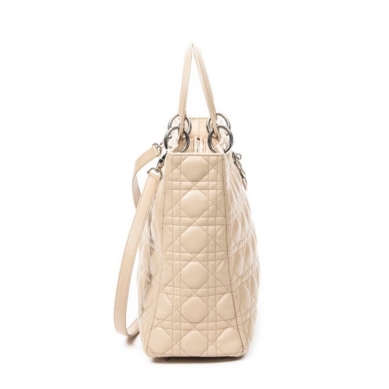 Large Lady Dior Zip  Schoudertas - Image 4