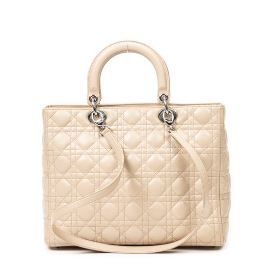 Large Lady Dior Zip  Schoudertas - Image 5