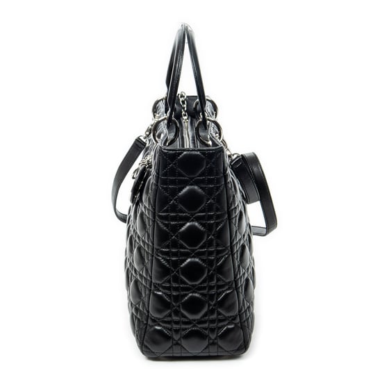 Large Lady Dior Zip Schoudertas - Image 3