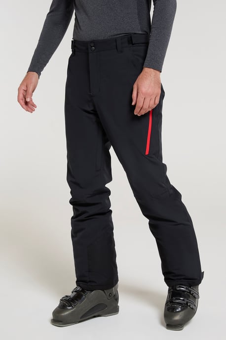 'Nebula' Extreme Men's Ski Pants Waterproof Adjustable Waist Snowboard Trouser Black - Image 4