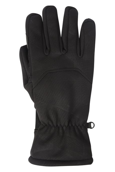 'Extreme' Women's Ski Gloves with Textured Palm Waterproof Black - Image 2